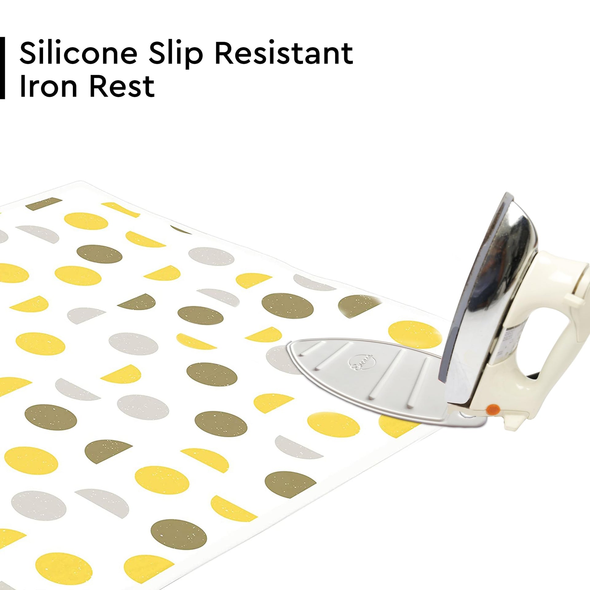 Ironing Mat Heat Resistant Pad 48"x28" Yellow Moon