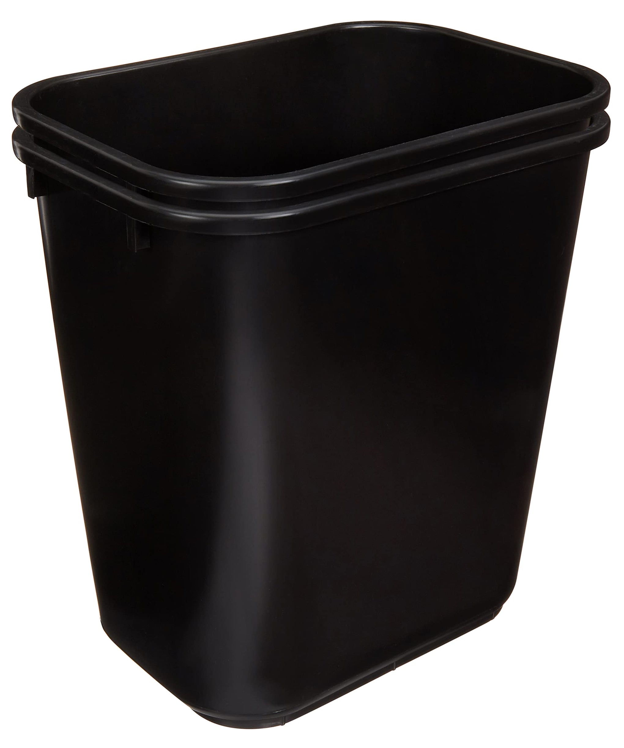 Rectangular Plastic Office Wastebasket (2 Count)