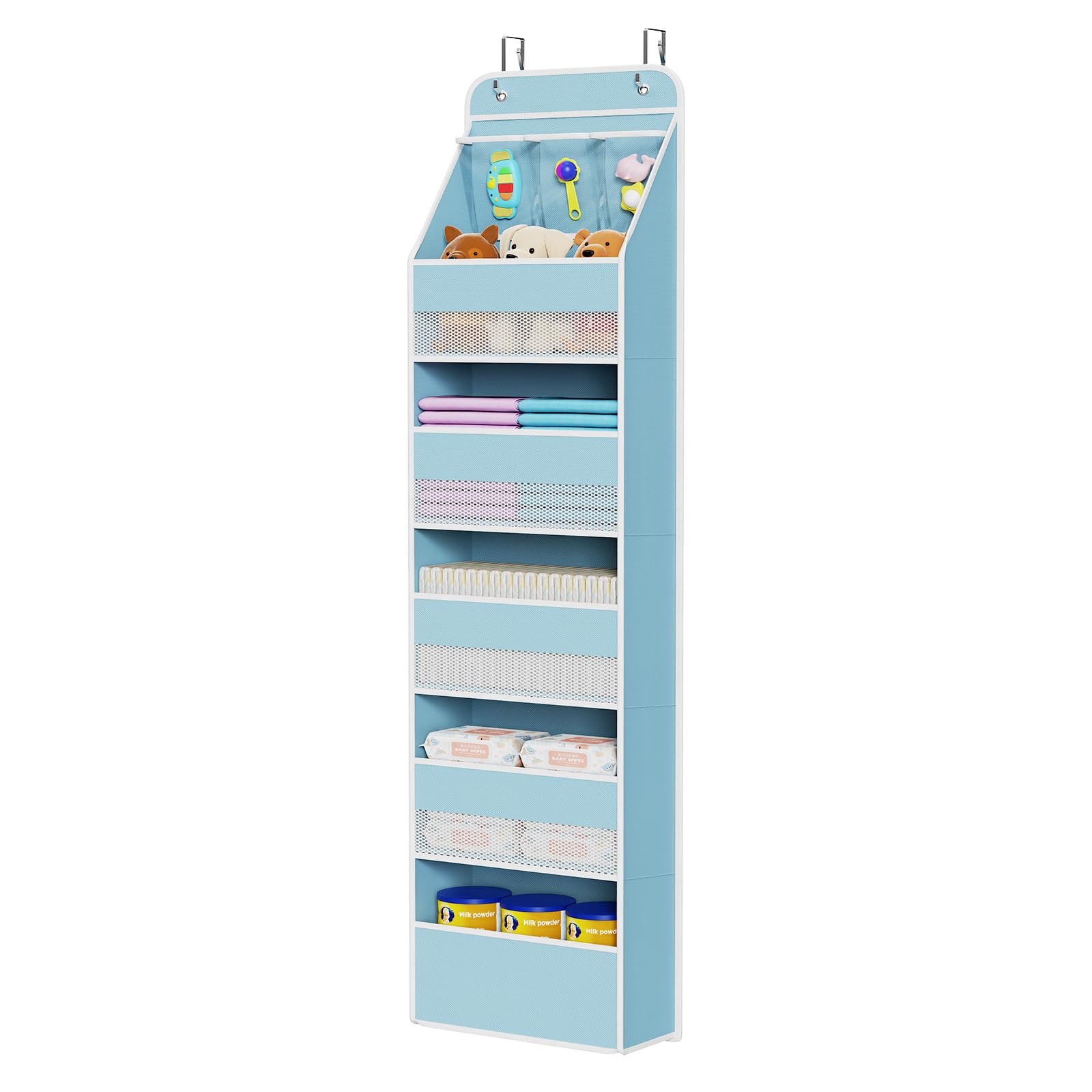 Fabric Over Door Hanging Organizer for Baby Nursery