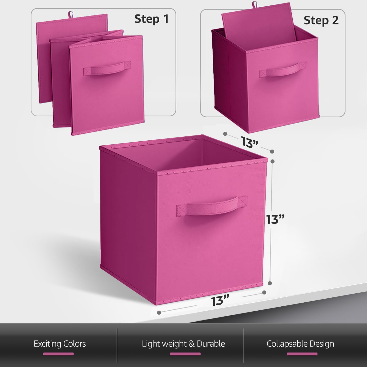 13 Inch Storage Bins (8 Count)
