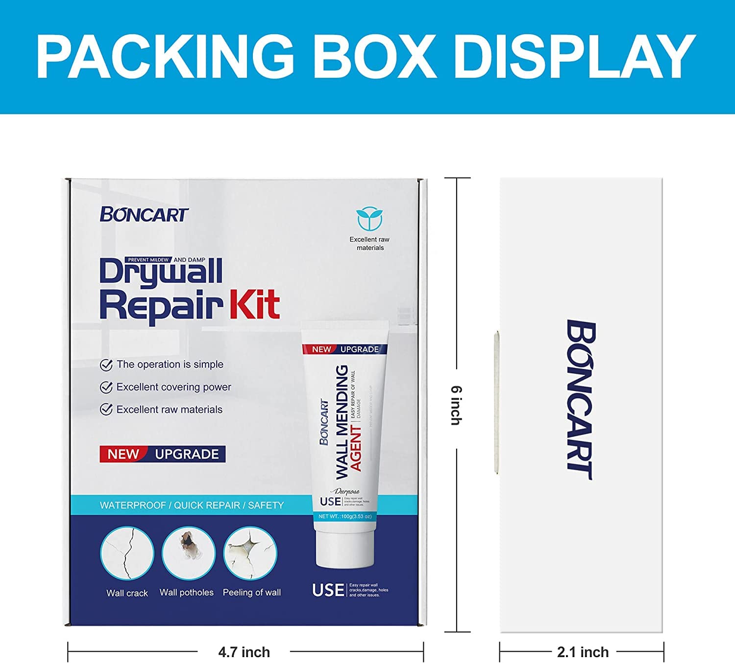 Spackle Wall & Drywall Repair Patch Kit with Tools