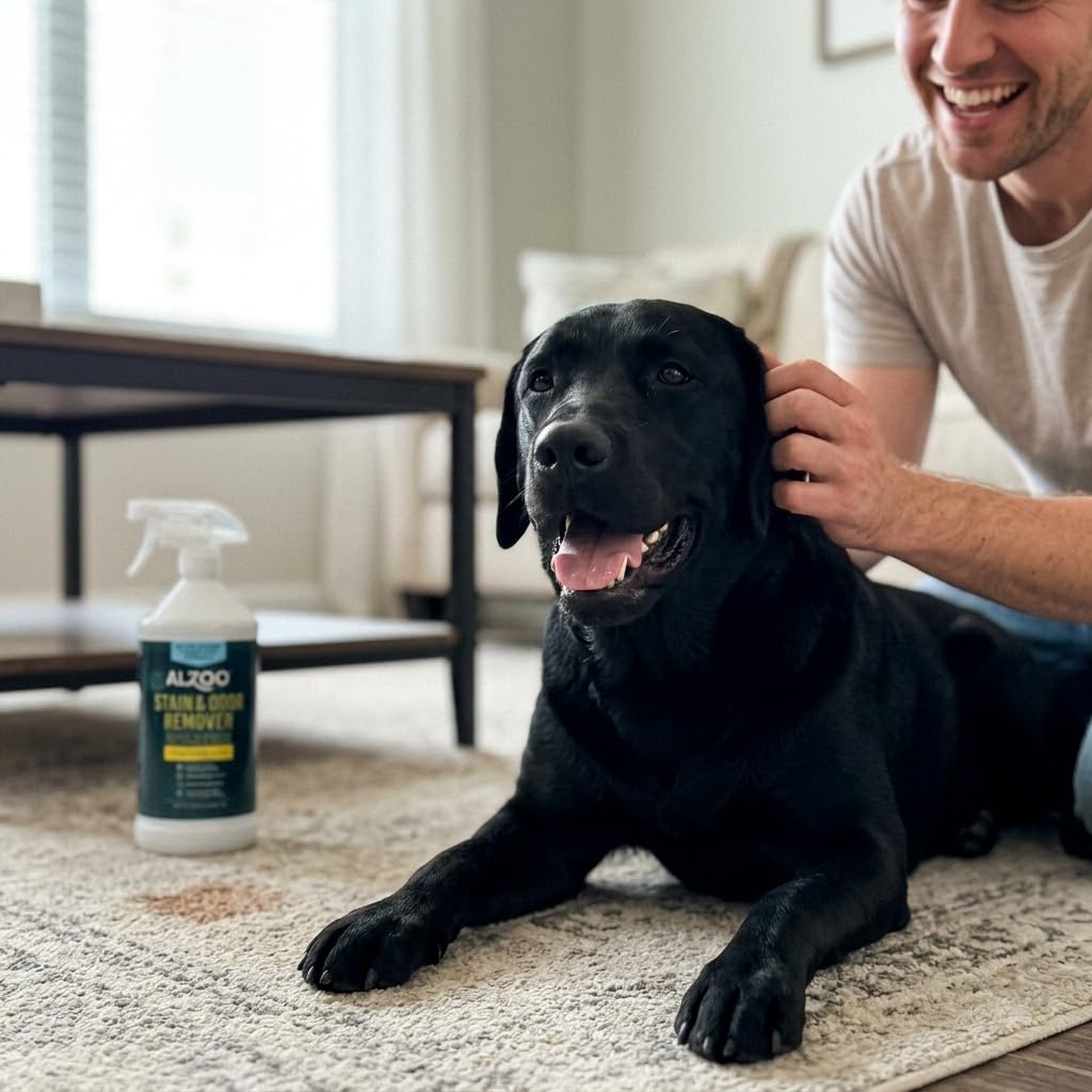 Pet Stain & Odor Remover Spray for Dog & Cat Urine (32 Fl Oz)