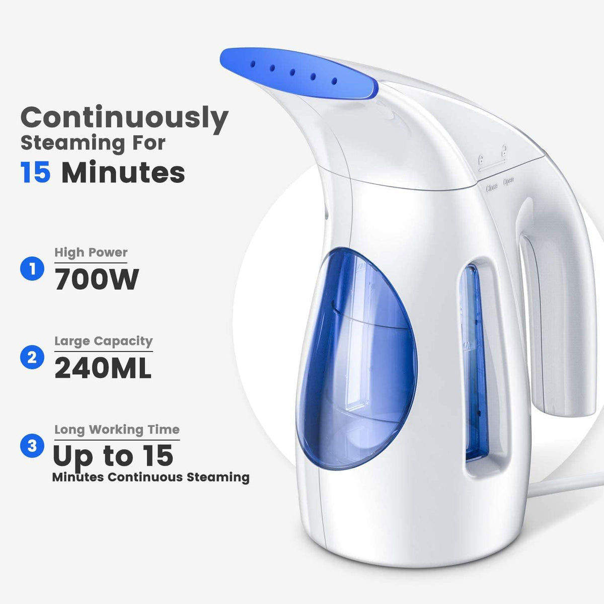 Upgraded Steamer for Clothes