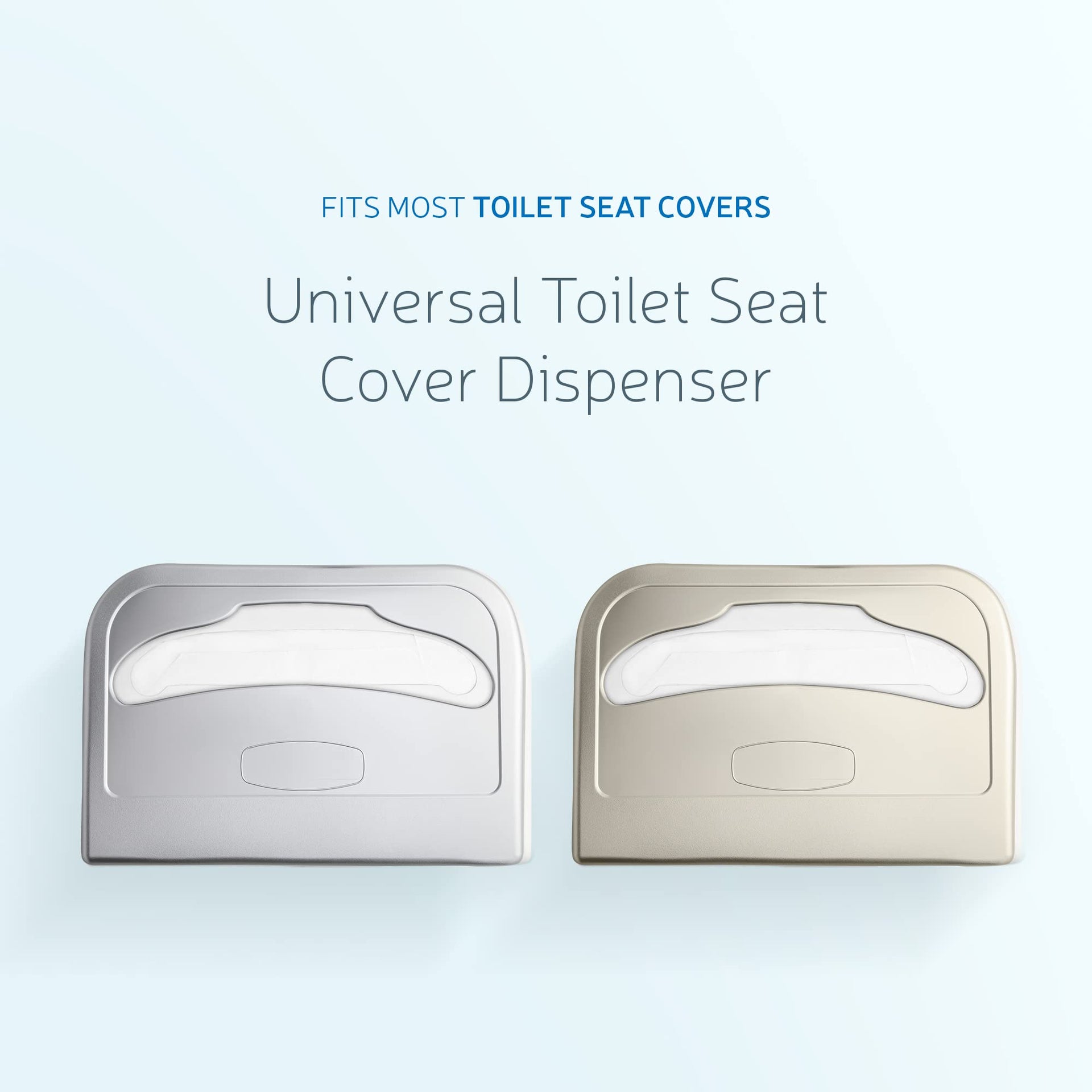 EZ-Pull Wall-Mounted Half-Fold Toilet Seat Cover Dispenser for Commercial/Residential/Bathroom/Office, Seat Cover Paper Sold Separately, Spray Gold, 3100G-EZ