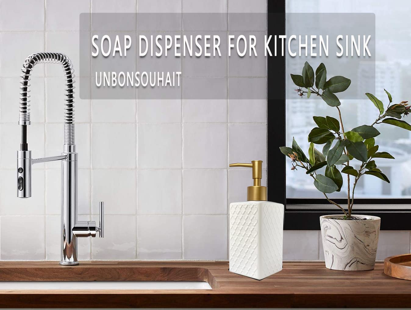 Gold Soap Dispenser for Bathroom