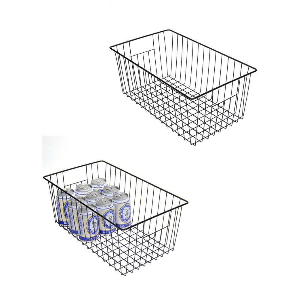 16inch Upright Freezer Organizer Baskets for 13 (2 Count)