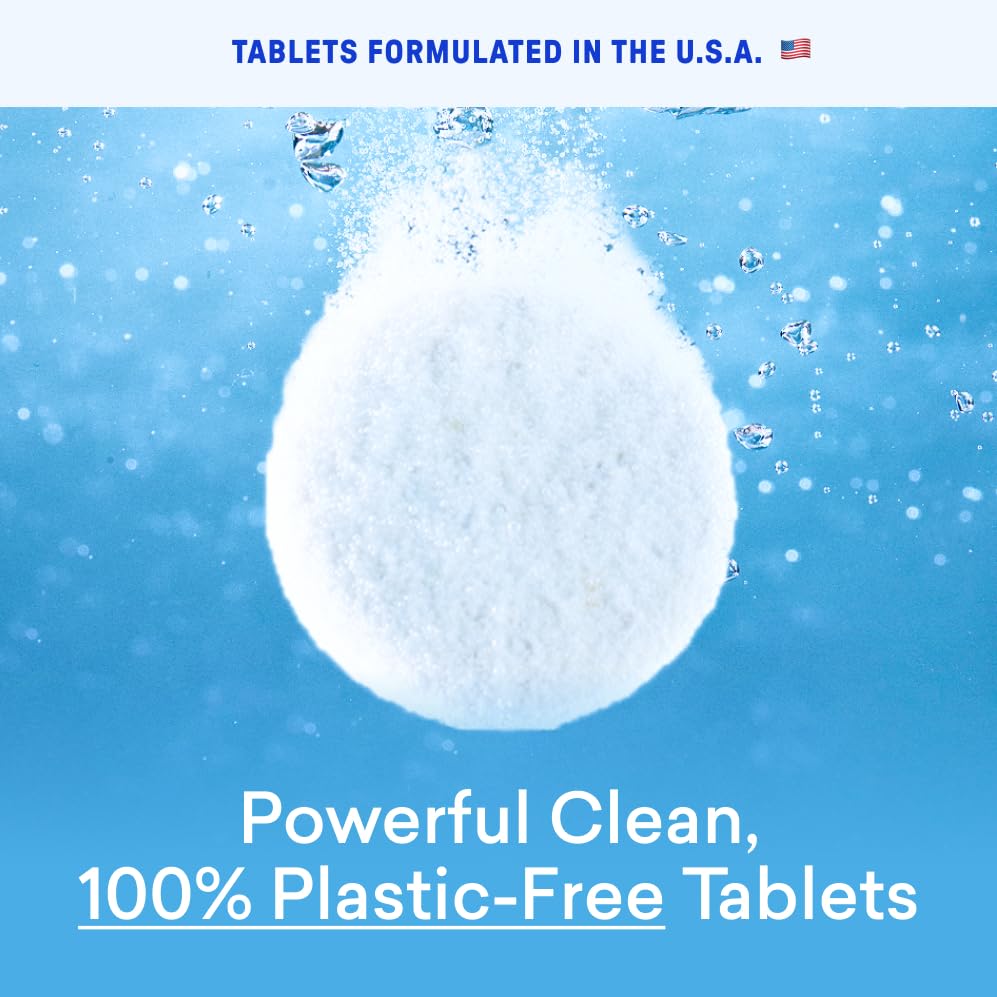 100% Plastic Free Toilet Bowl Cleaner Tablets Set (14 Count)