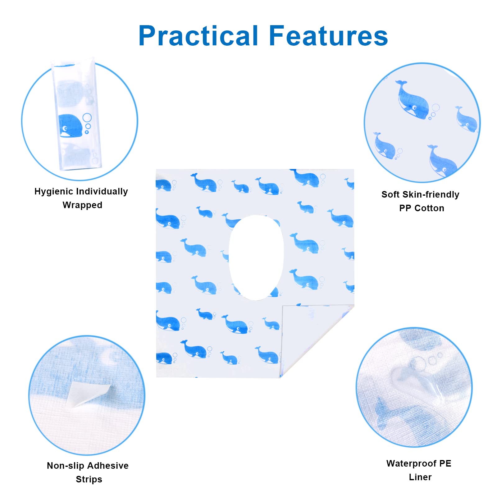 20 Pack Toilet Seat Covers Disposable