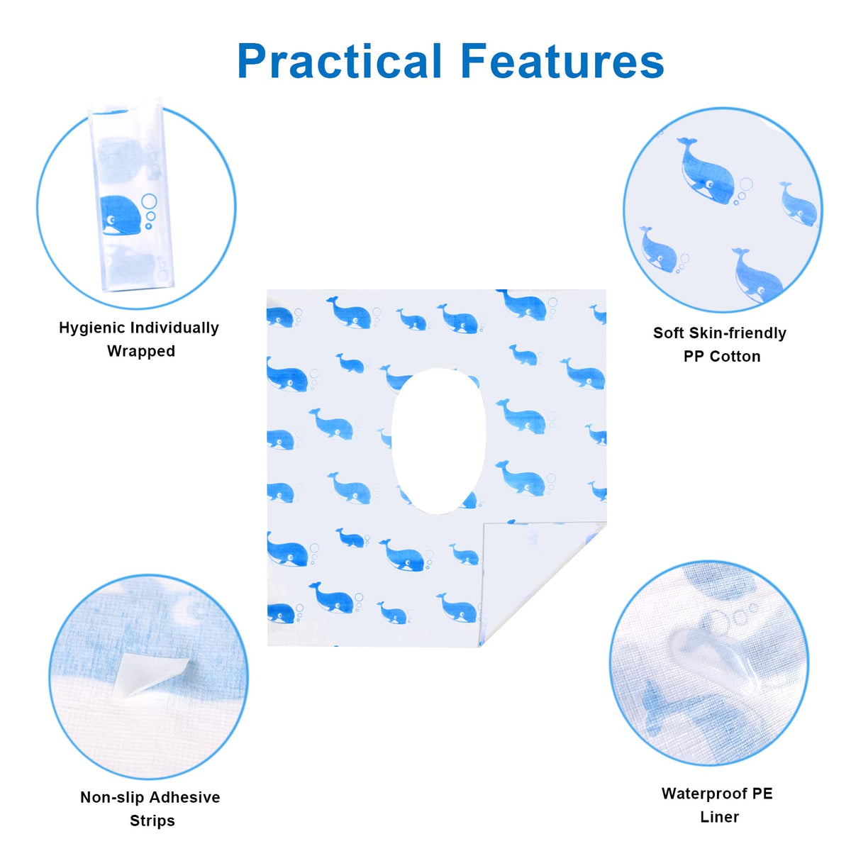 41 Pack Toilet Seat Covers Disposable