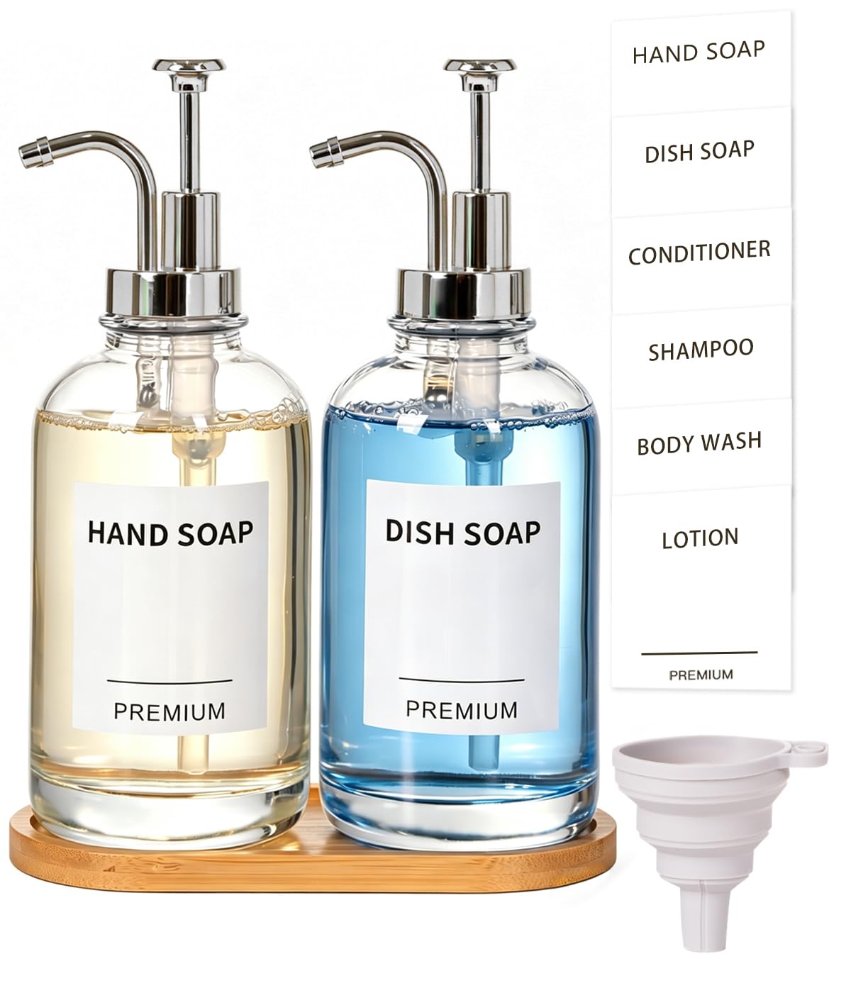 Dish Soap Dispenser for Kitchen (2 Count)