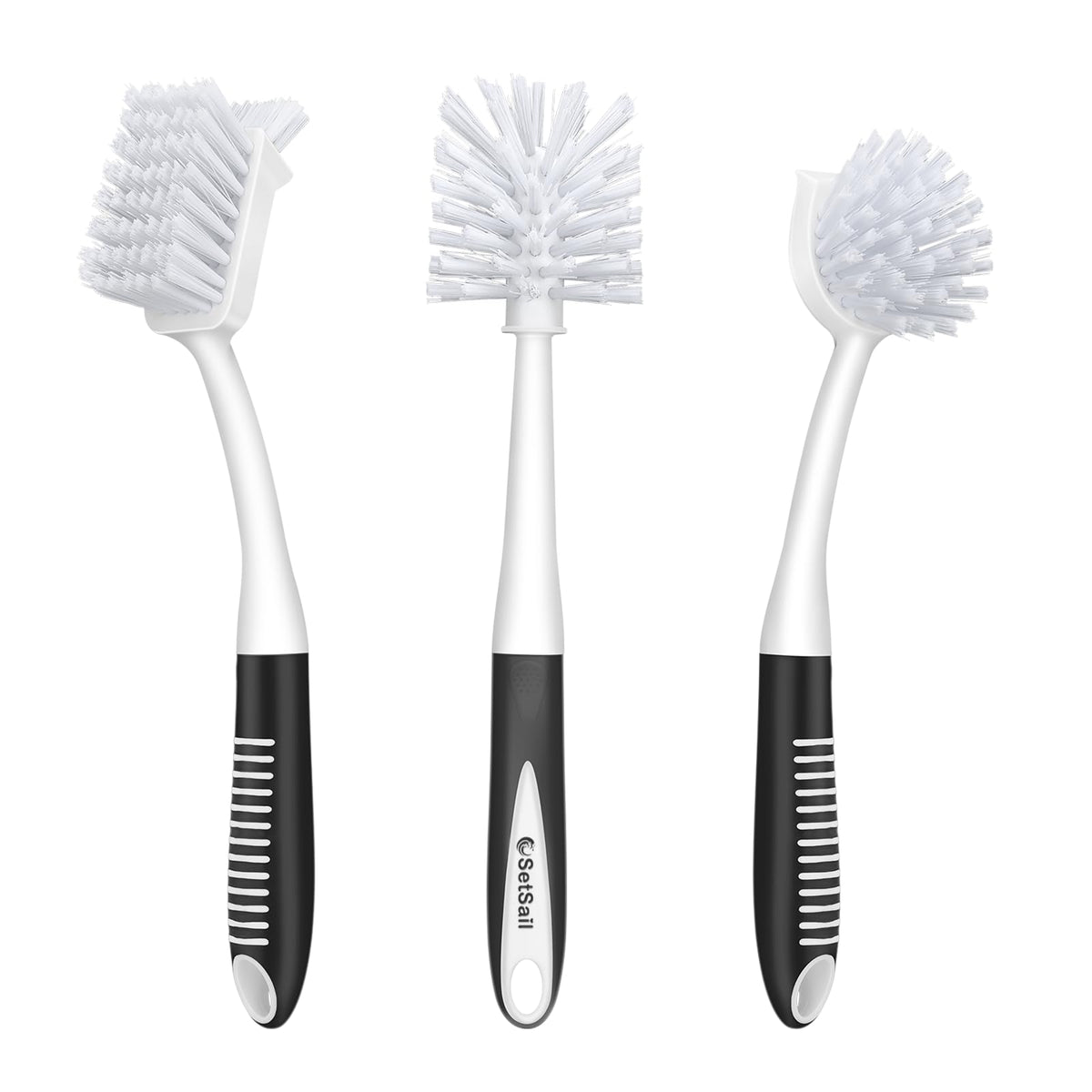Dish Brush Set of 3 with Bottle Brush (3 Count)