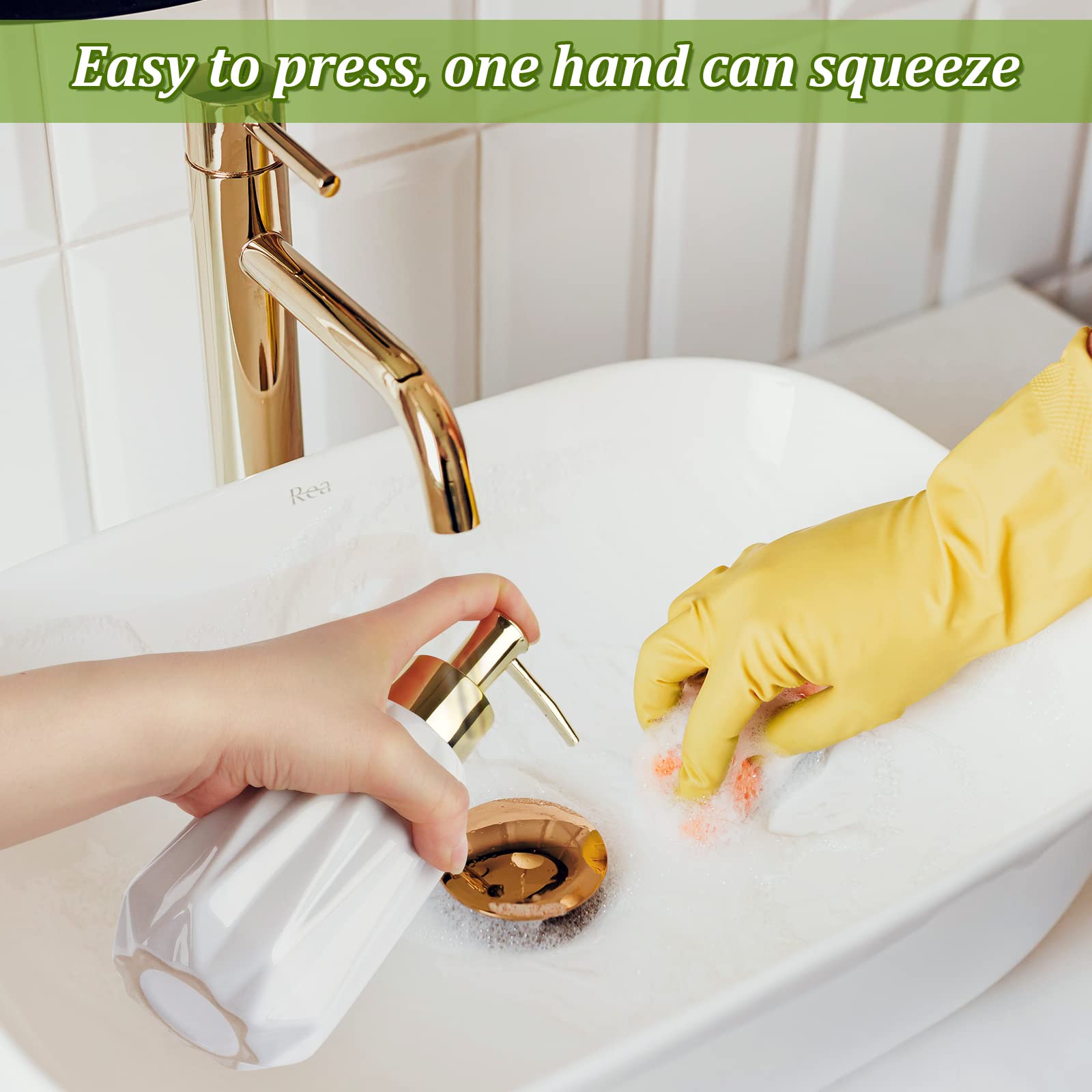 14OZ Hand Soap Dispenser for Bathroom and Kitchen