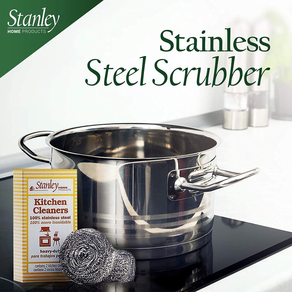 Stainless Steel Scrubbers (2 Count)