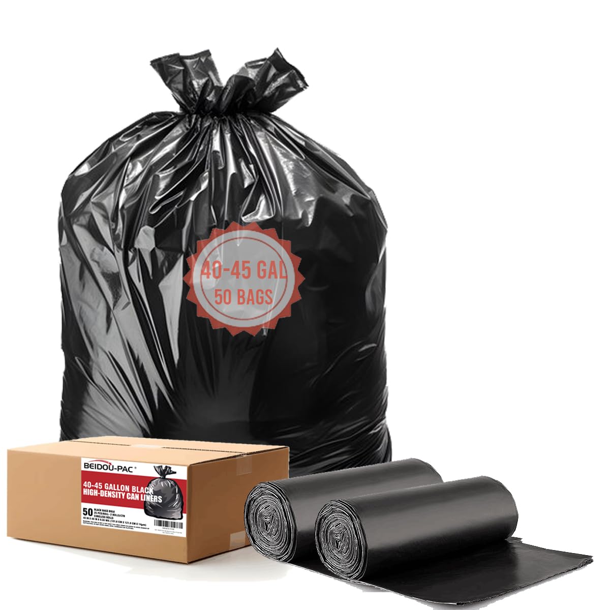 40 45 Gallon Lawn & Leaf Trash Bags (50 Count)
