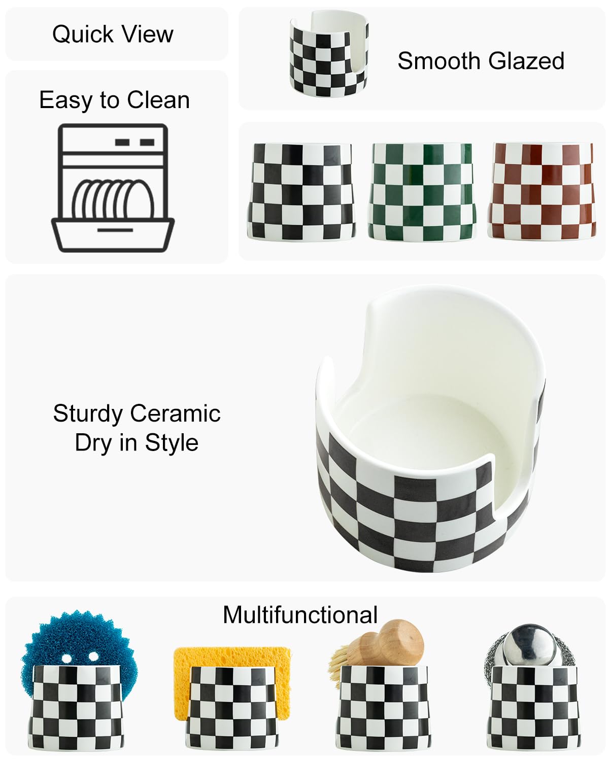 Sponge Holder for Kitchen Sink