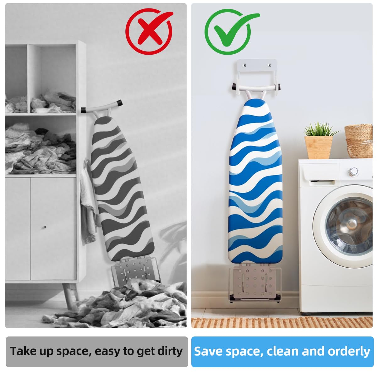 Ironing Board Holder Wall Mount