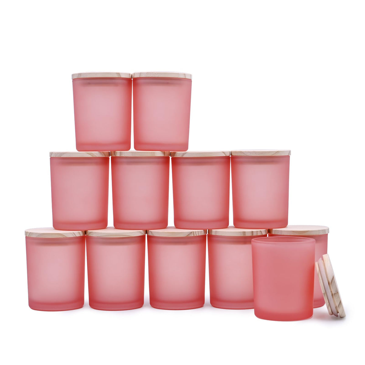 Thick Candle Jars for Making Candles 12 Pcs (12 Count)