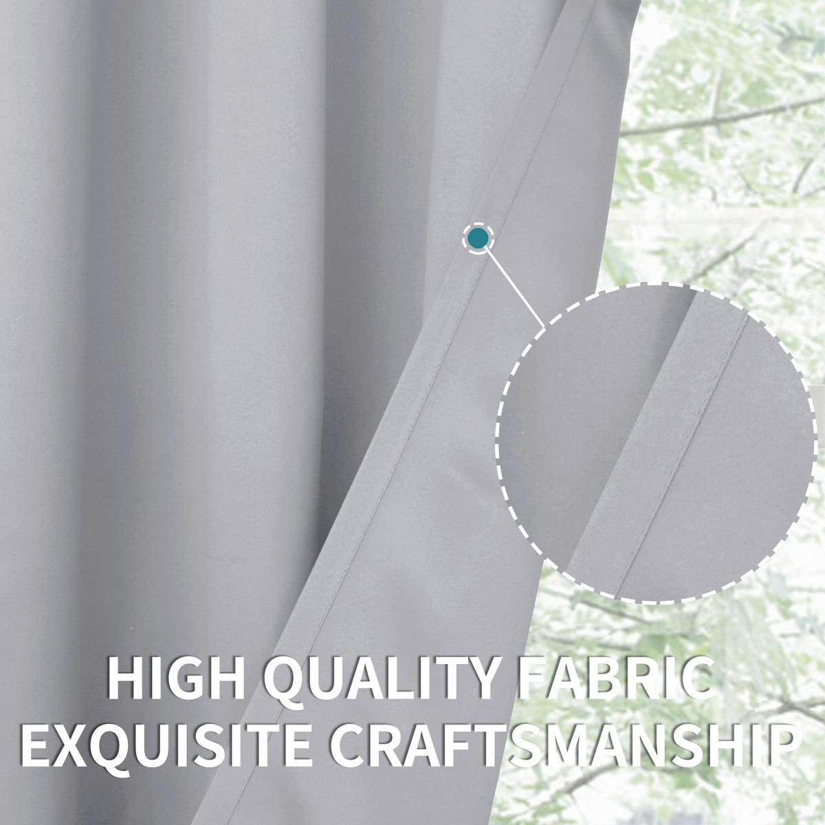 Blackout Curtains 30 Inches Long (2 Count)