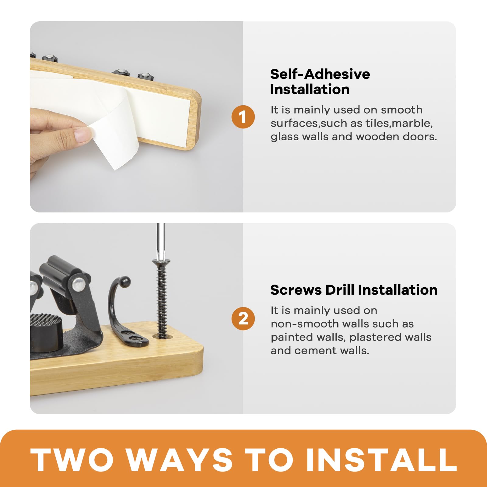 Broom Holder Wall Mount