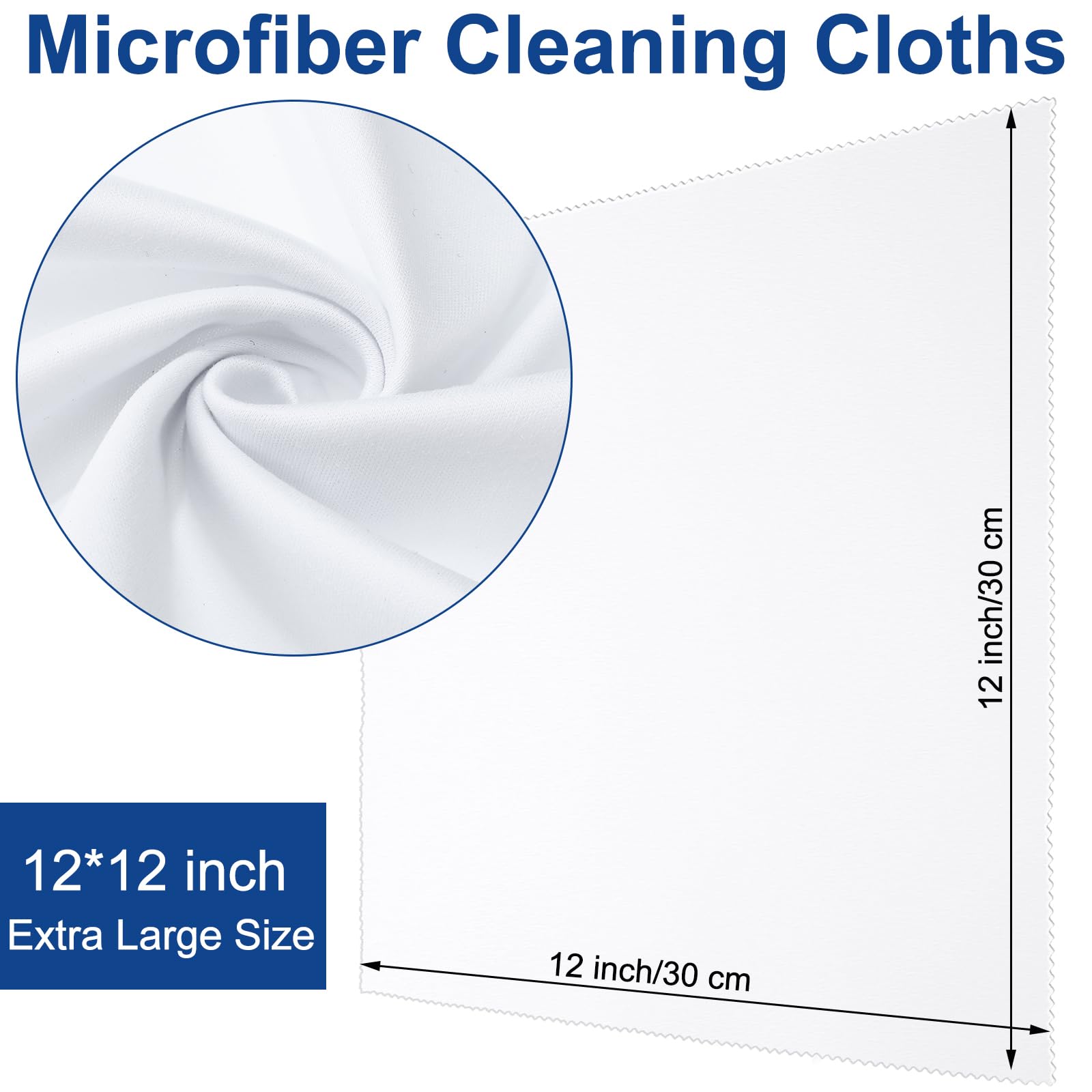 12 Pack Microfiber Cleaning Cloth