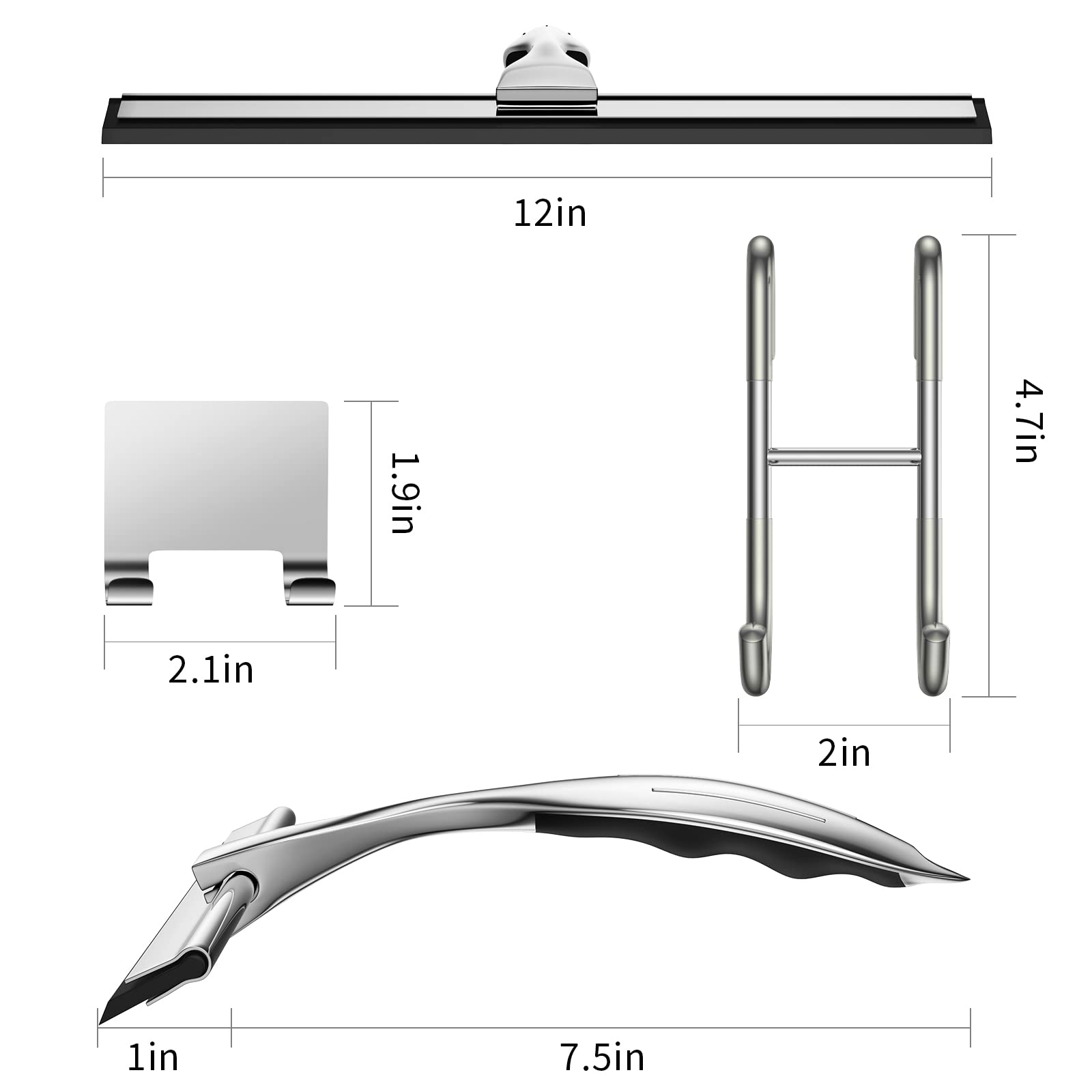 Shower Squeegee for Glass Door 12