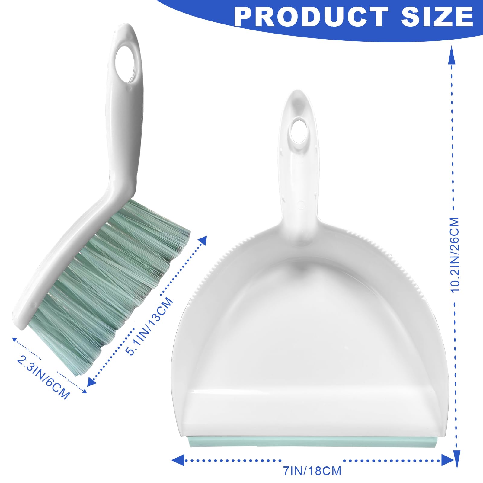 Mini Broom and Dustpan Set Small Dust pan & Brush Set Portable Cleaning Tools for Home Office RV Camping Learning
