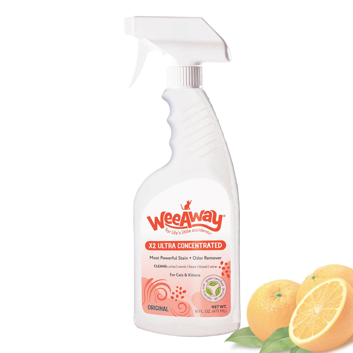 X2 Cat Urine Stain & Odor Remover (16 Fl Oz)