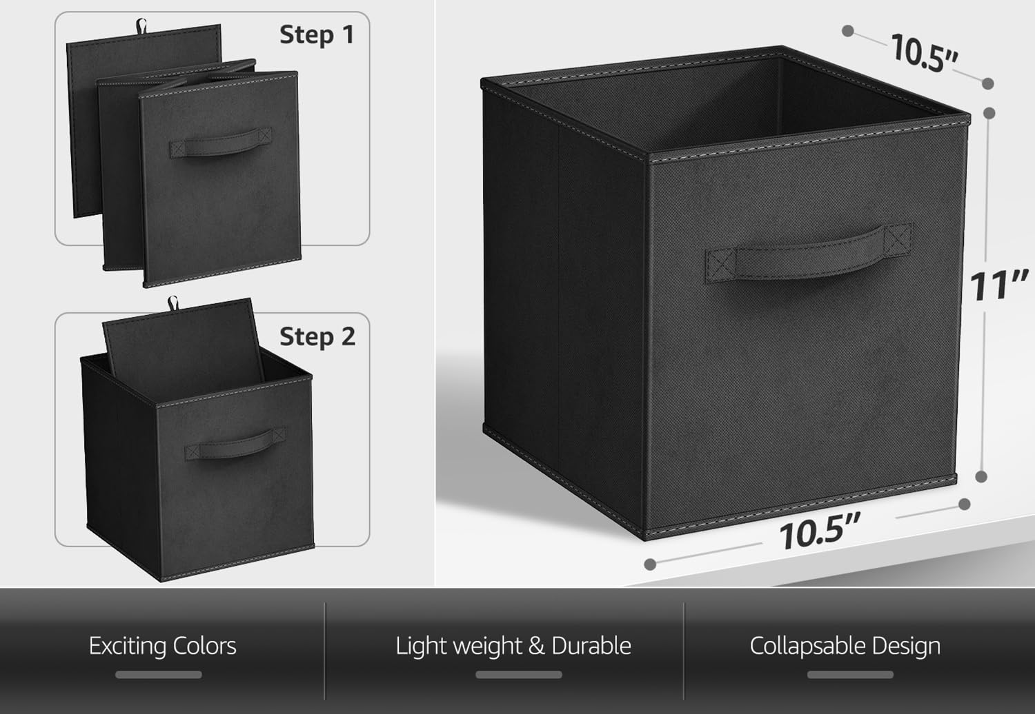 Fabric Storage Cubes