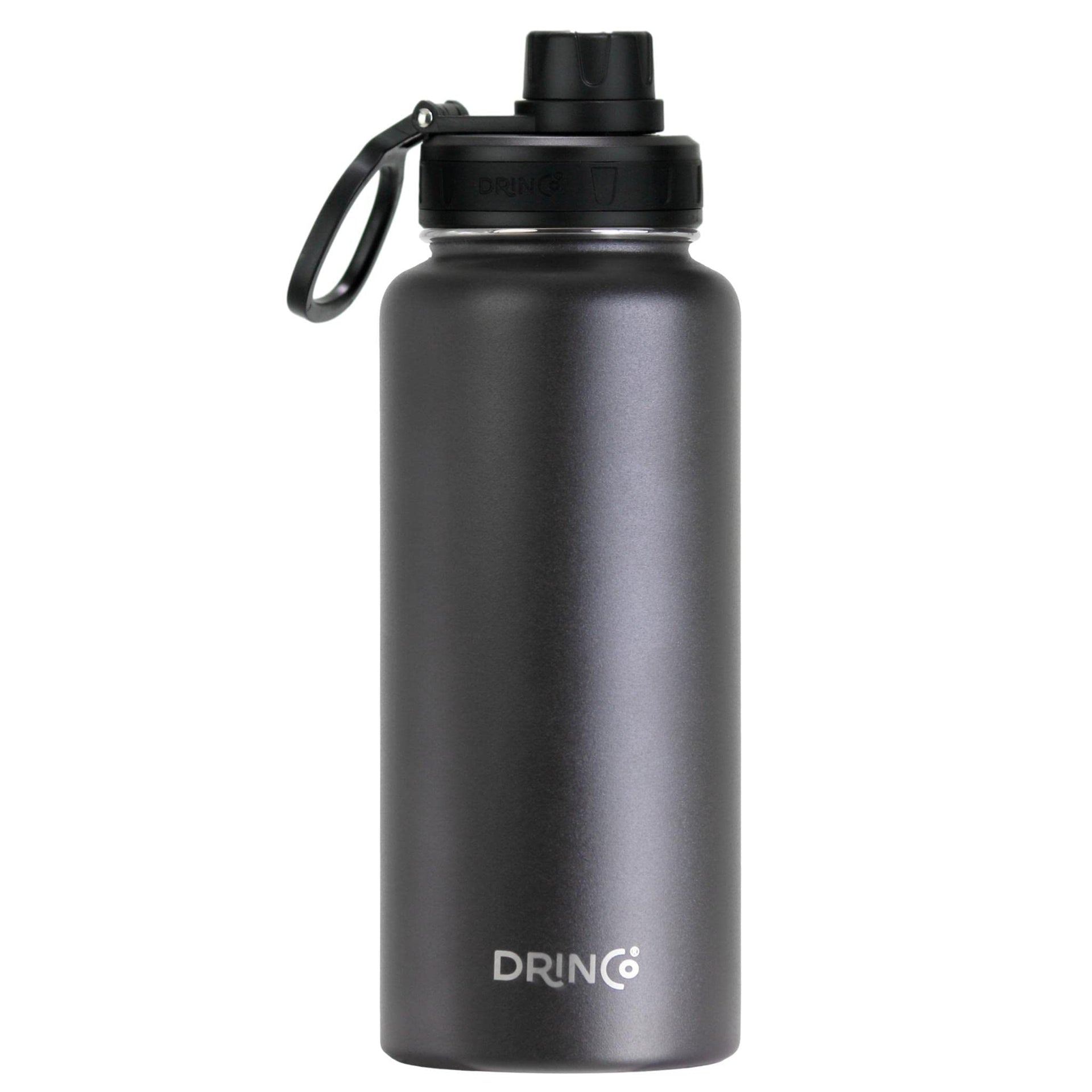 Stainless Steel Water Bottle Spout Lid Vacuum Insulated Double Wall Water Bottle Wide Mouth