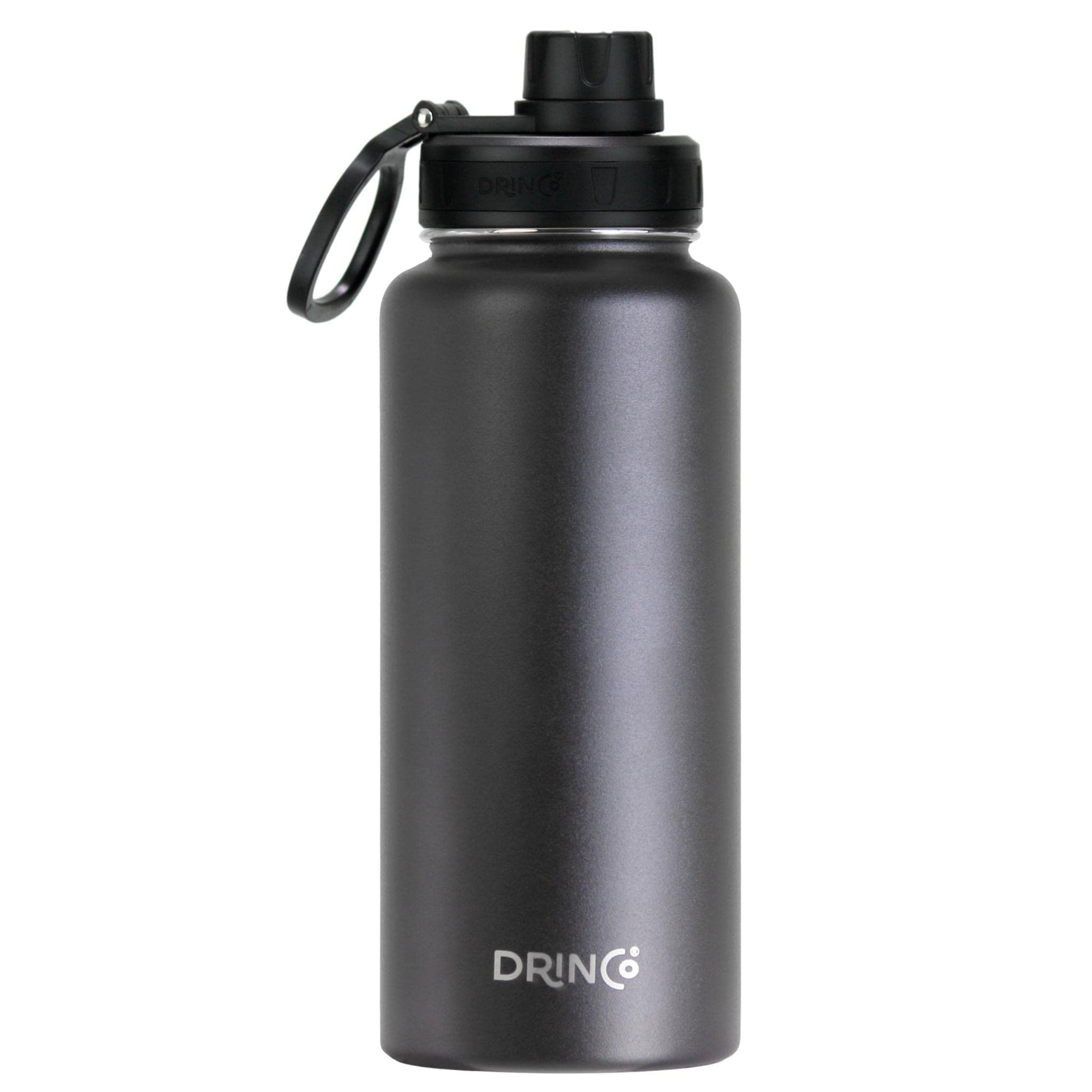 Stainless Steel Water Bottle Spout Lid Vacuum Insulated Double Wall Water Bottle Wide Mouth