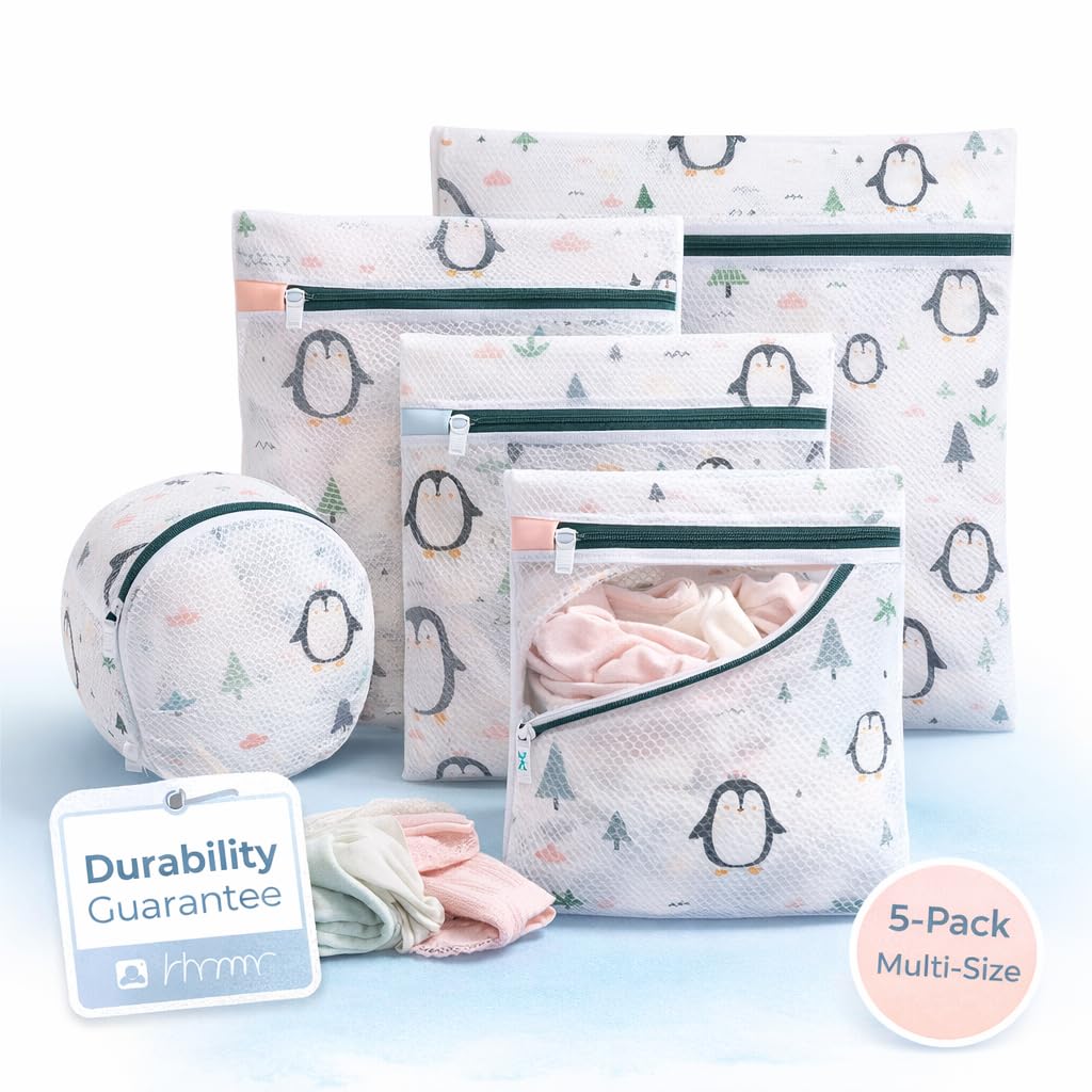 Mesh Laundry Bags for Delicates (5 Count)