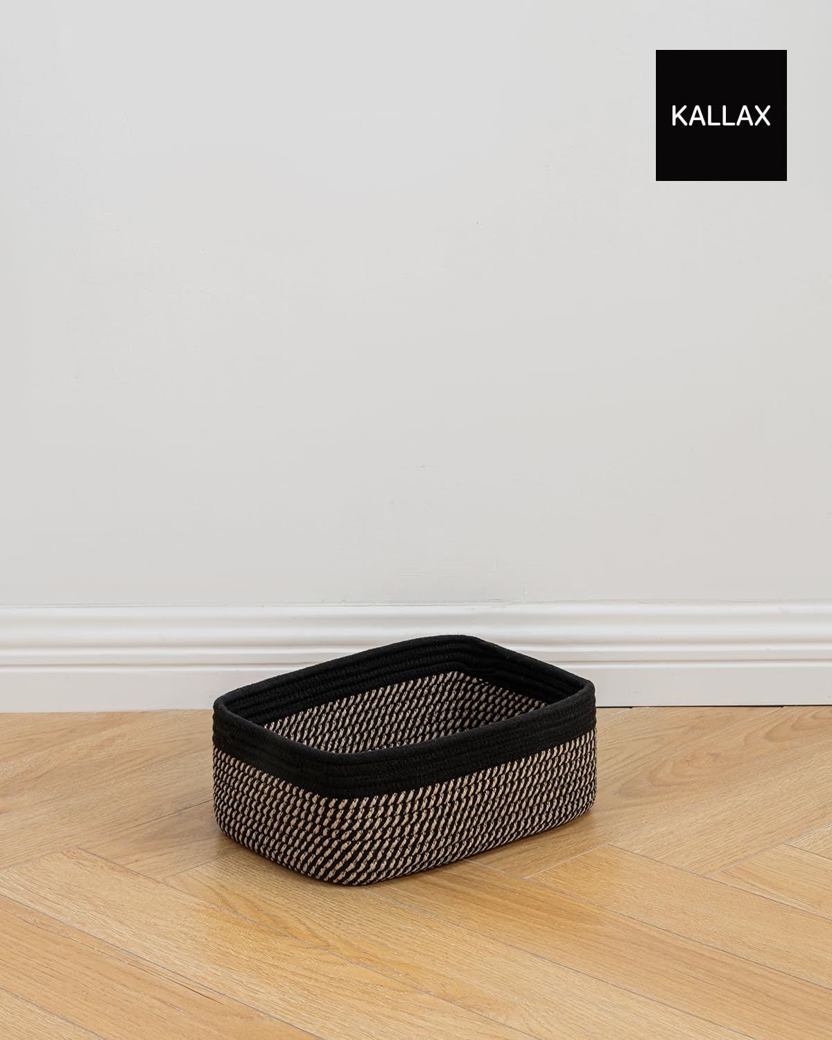 Small Woven Storage Basket for Organizing (3 Count)