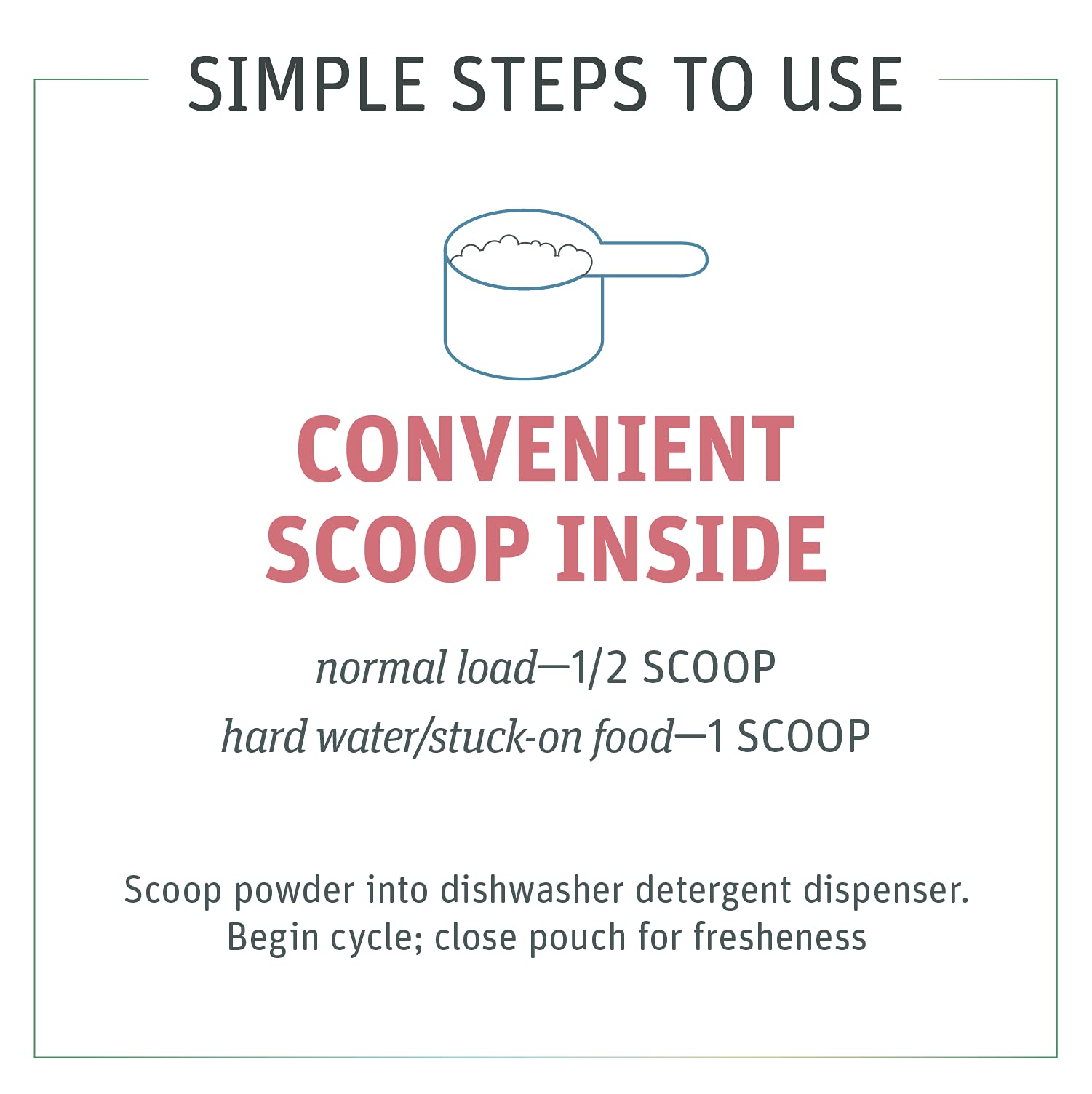Dishwasher Detergent Powder (3.17 Count)