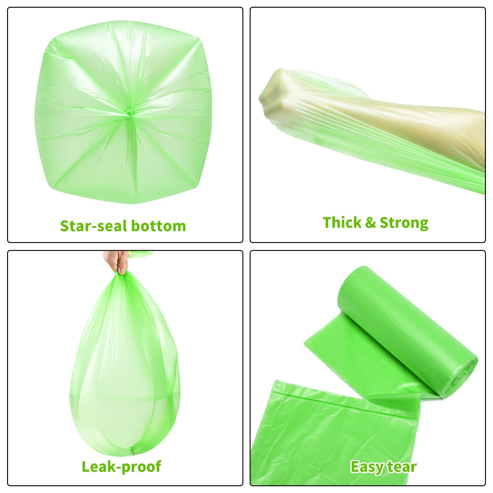 Biodegradable Trash Bags (160 Count)
