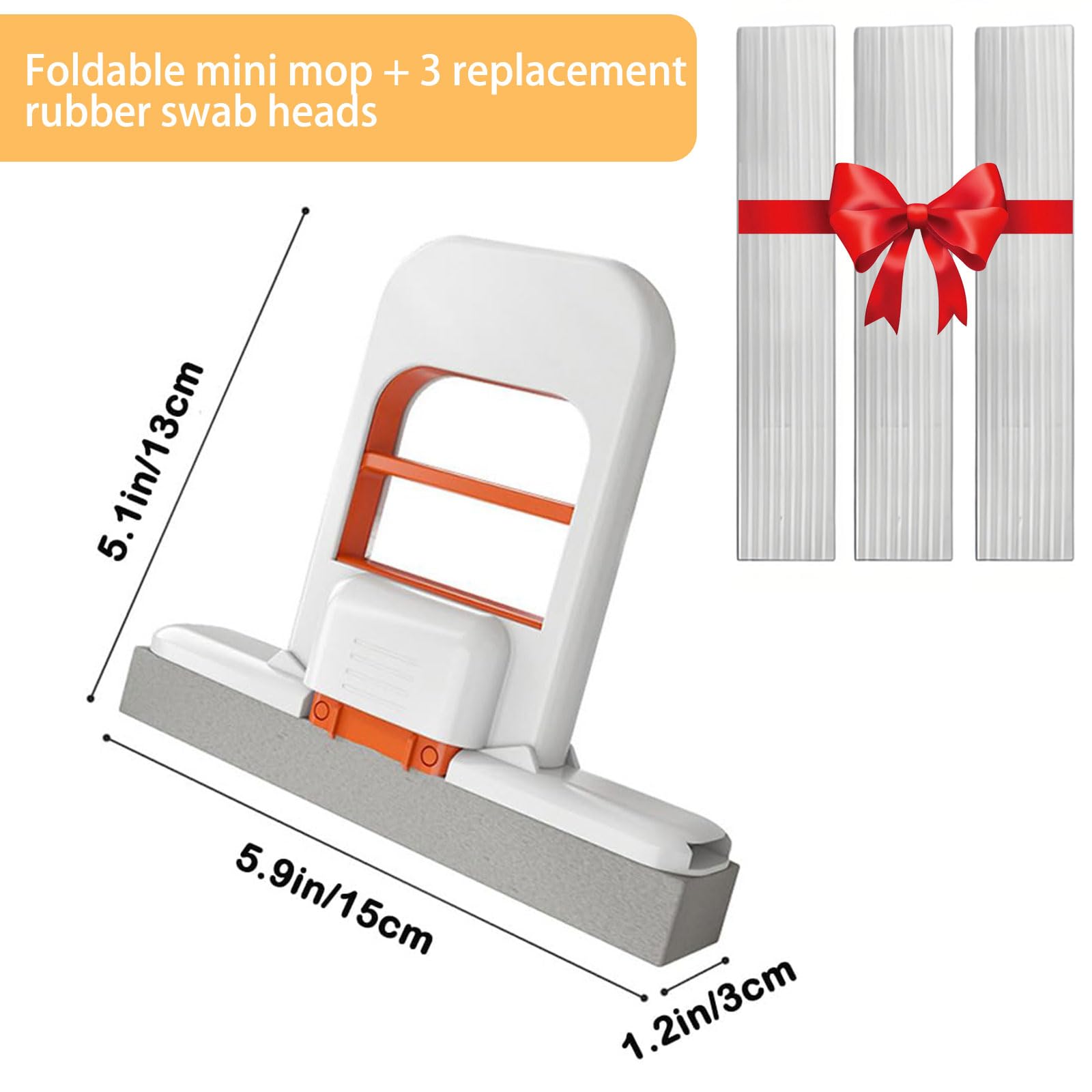 Foldable Mini Desktop Mop (4 Count) - ModHome Supplies