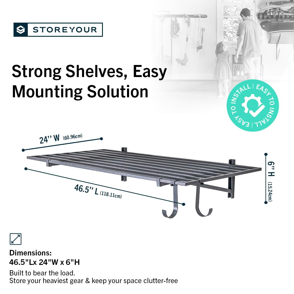 Garage Wall Shelf (2 Count)