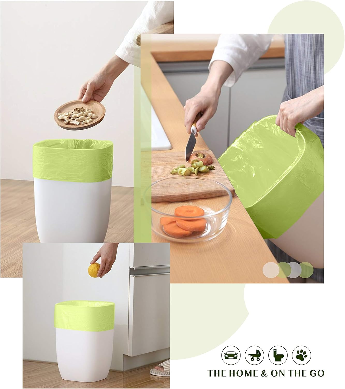 Compostable Trash Bags (80 Count)