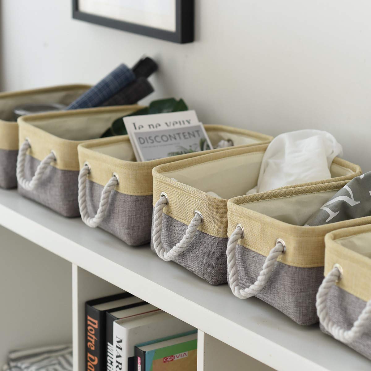 Storage Baskets for Organizing (6 Count)