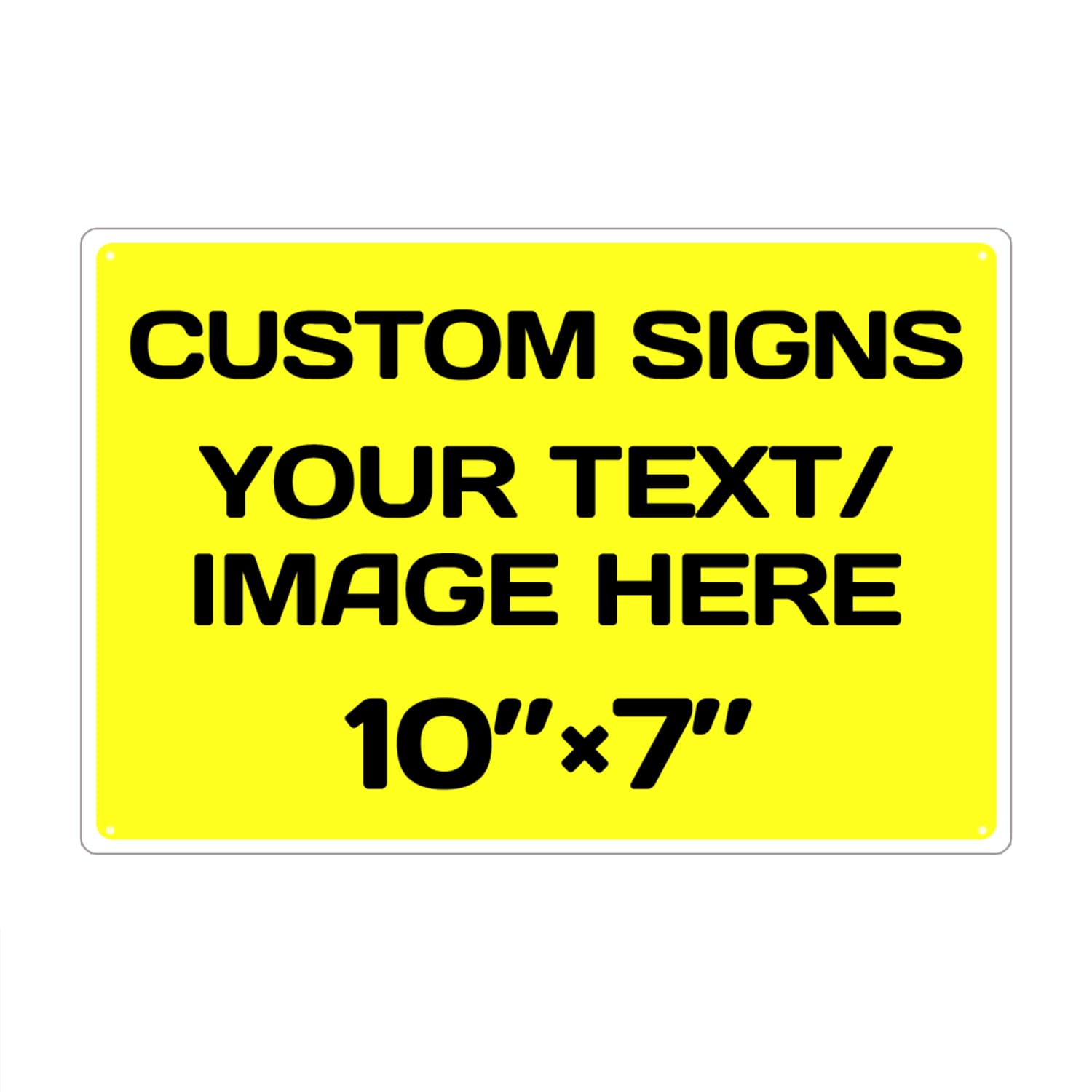 Personalized Aluminum Weatherproof Metal Signs