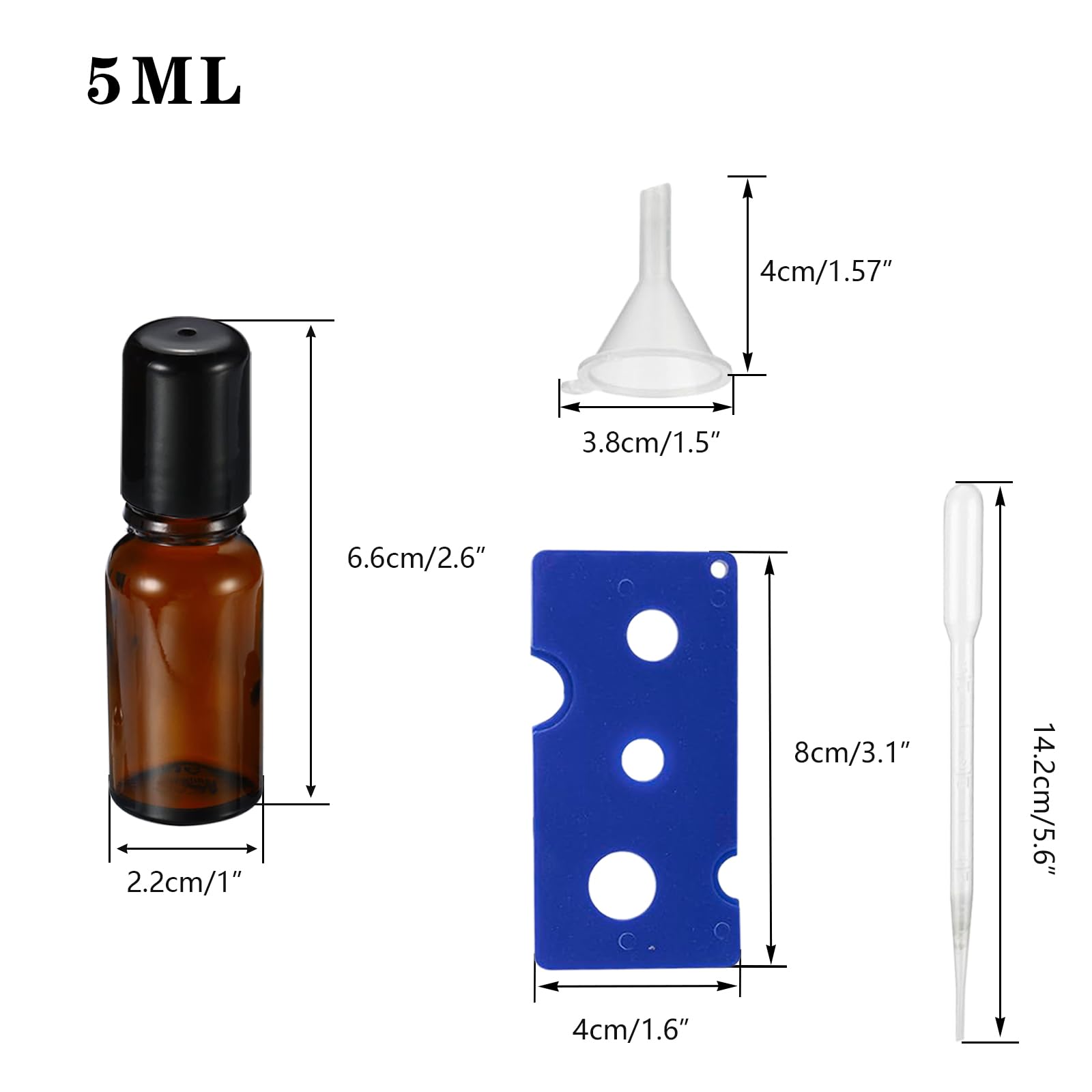 5ML Roller Bottles for Essential Oil