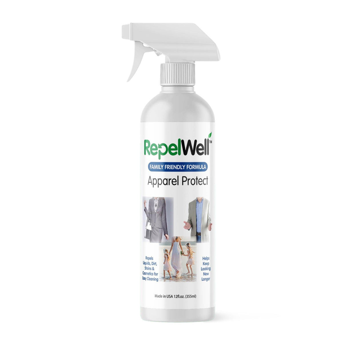 Non Toxic Fabric Protector Spray for Clothing & Apparel (12 Fl Oz)