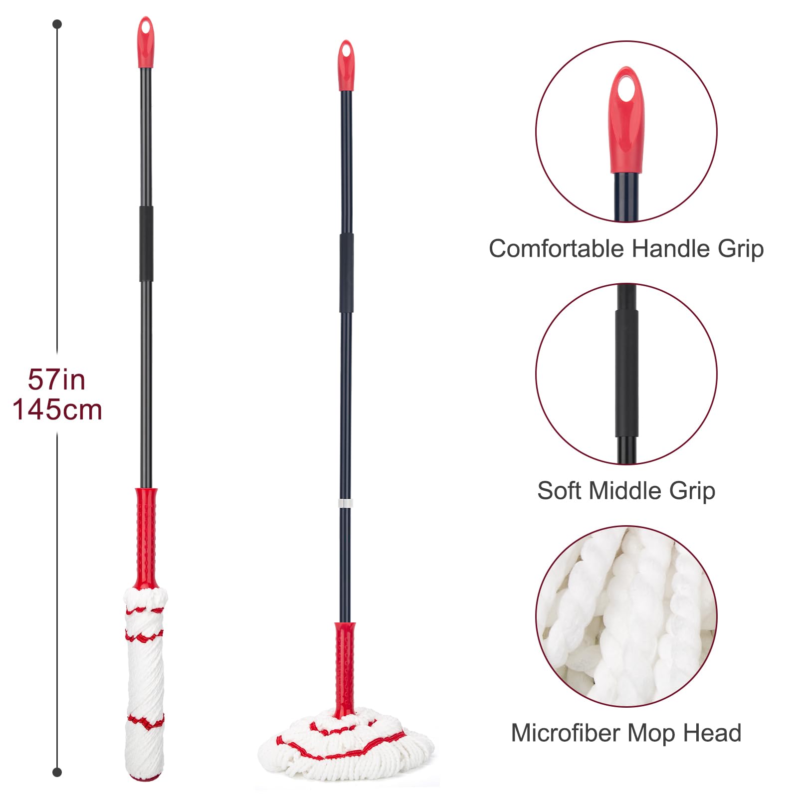 Self Wringing Twist Mop
