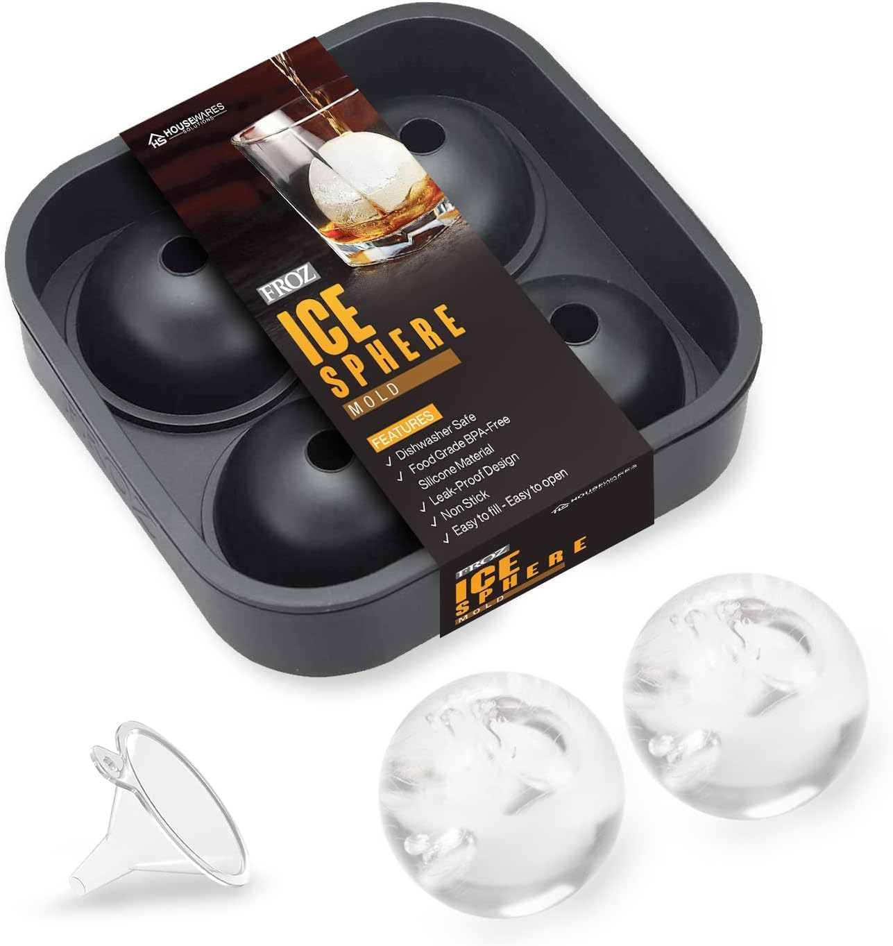 Housewares Solutions Froz Ice Ball Maker