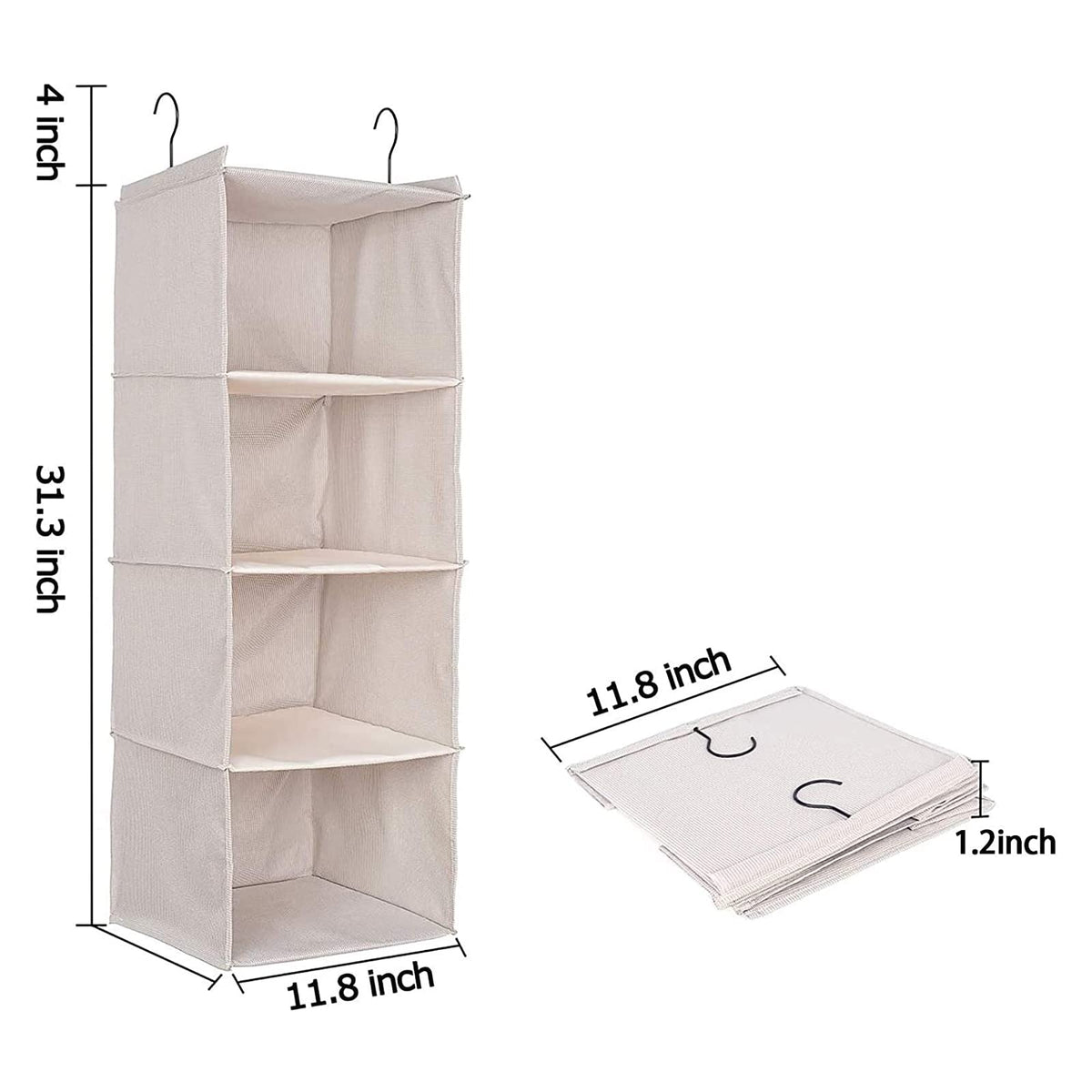 Hanging Closet Organizer 4 (4 Count)