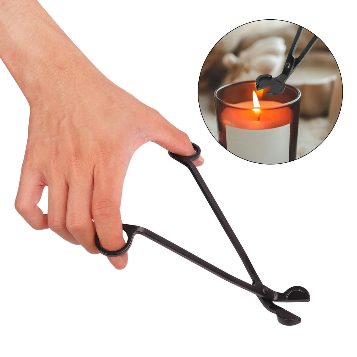 7 Piece Black Candle Wick Trimmer (7 Count)