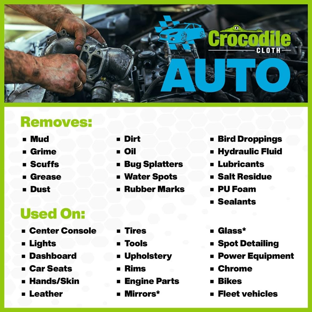 Auto Degreasing Hand & Tool Wipes (100 Count)