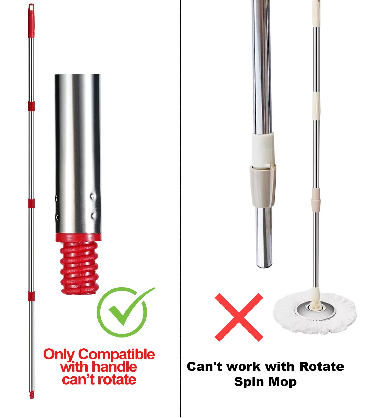 Spin Mop Replacement Handle