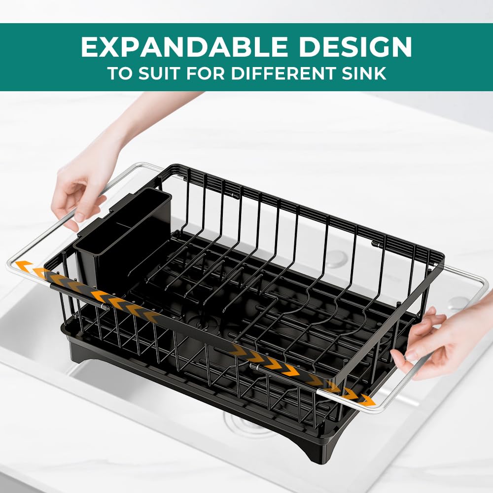 Small Dish Drying Rack in Sink