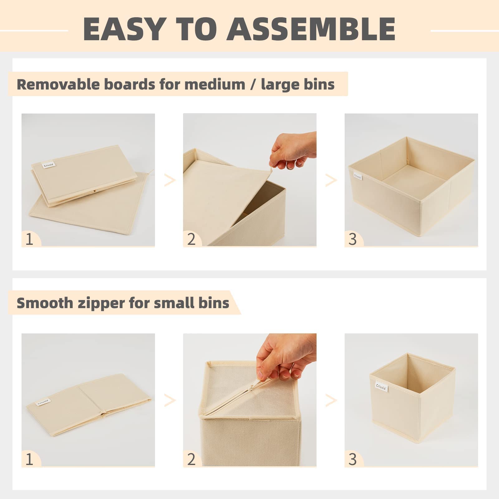 Drawer Organizer Clothes (8 Count)