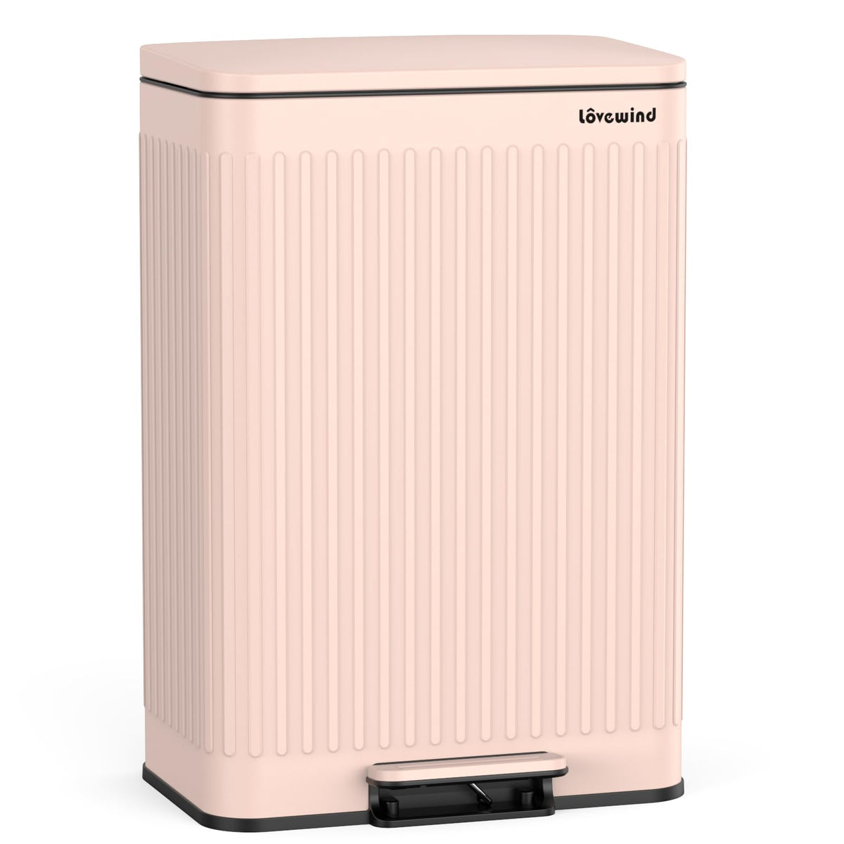 60 Liter 16 Gallon Stainless Steel Trash Can with Soft